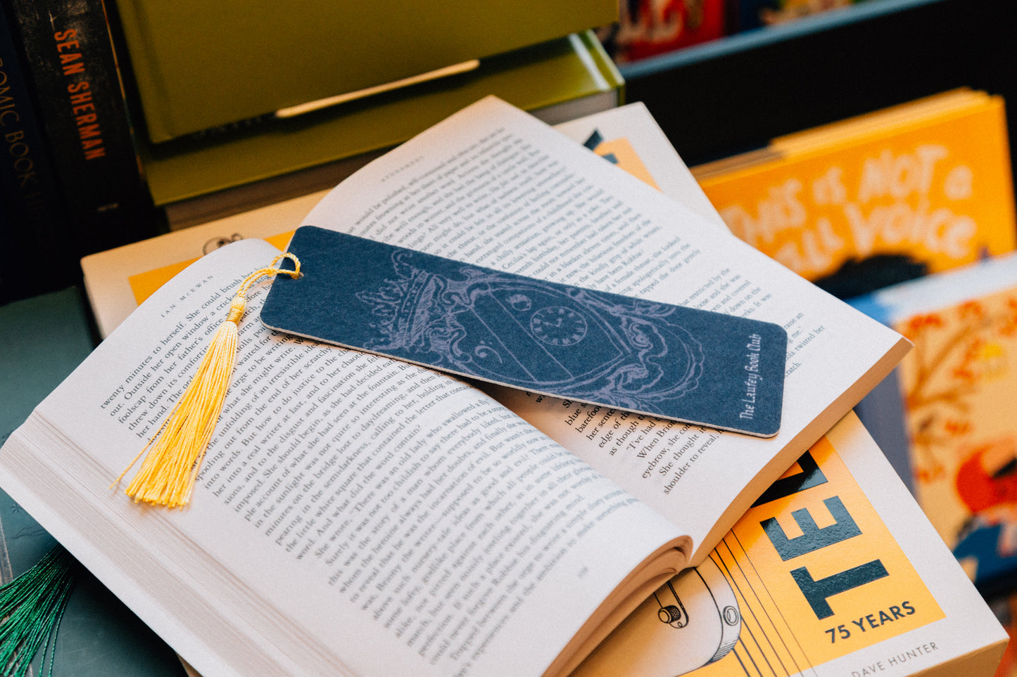 Book Club Bookmark - Navy