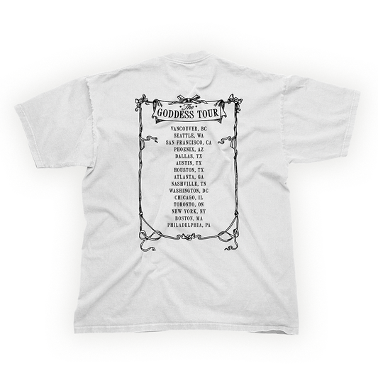 The Goddess Tour Tee - White