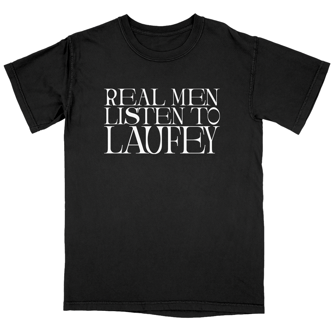 Real Men Listen To Laufey Tee - Black