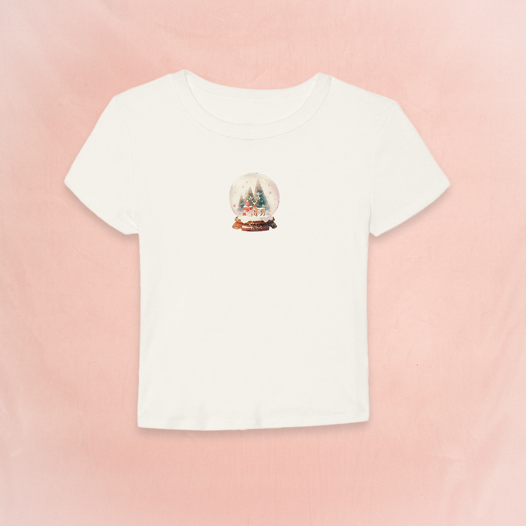 Snow Globe Baby Tee