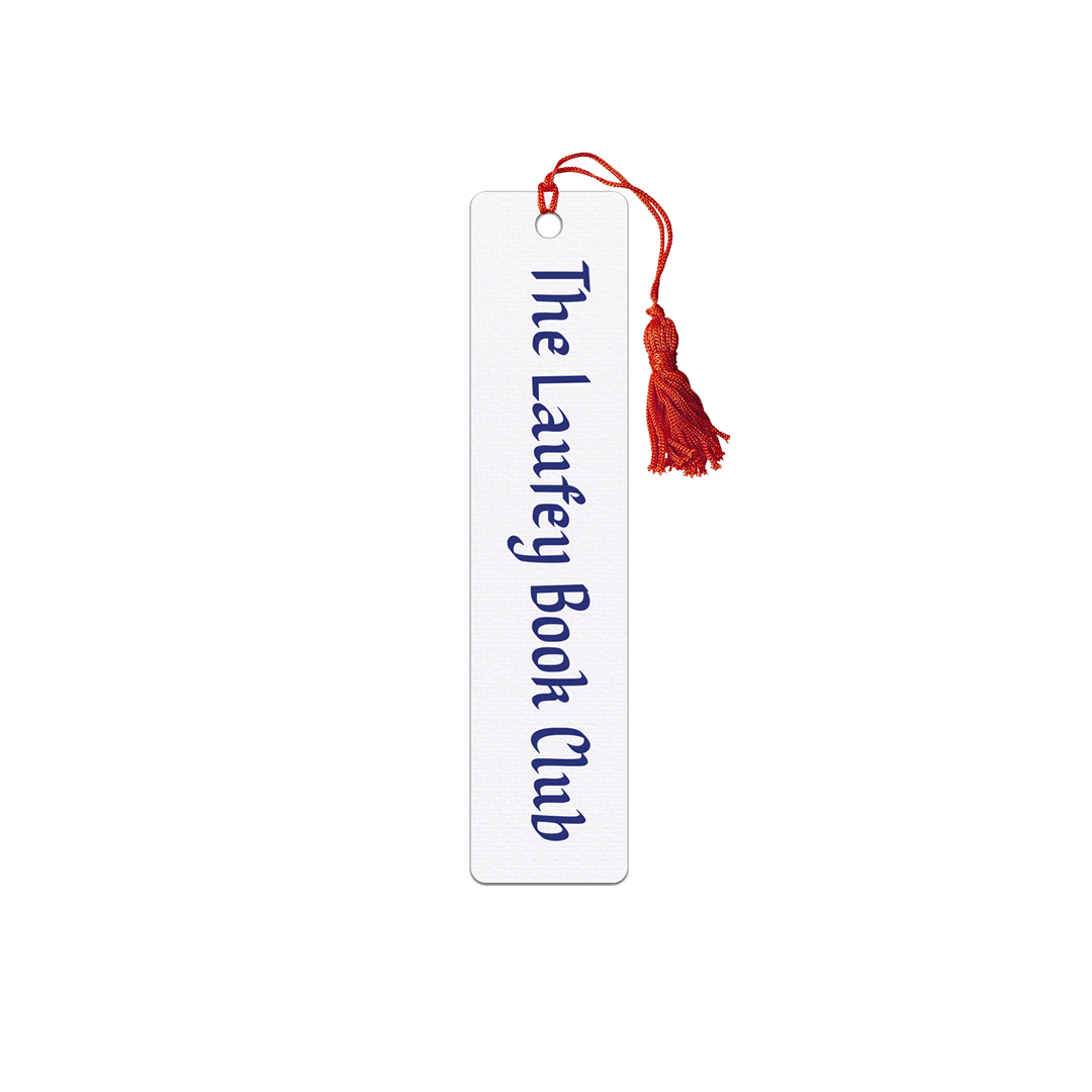 book mark with red tassel the laufey book club