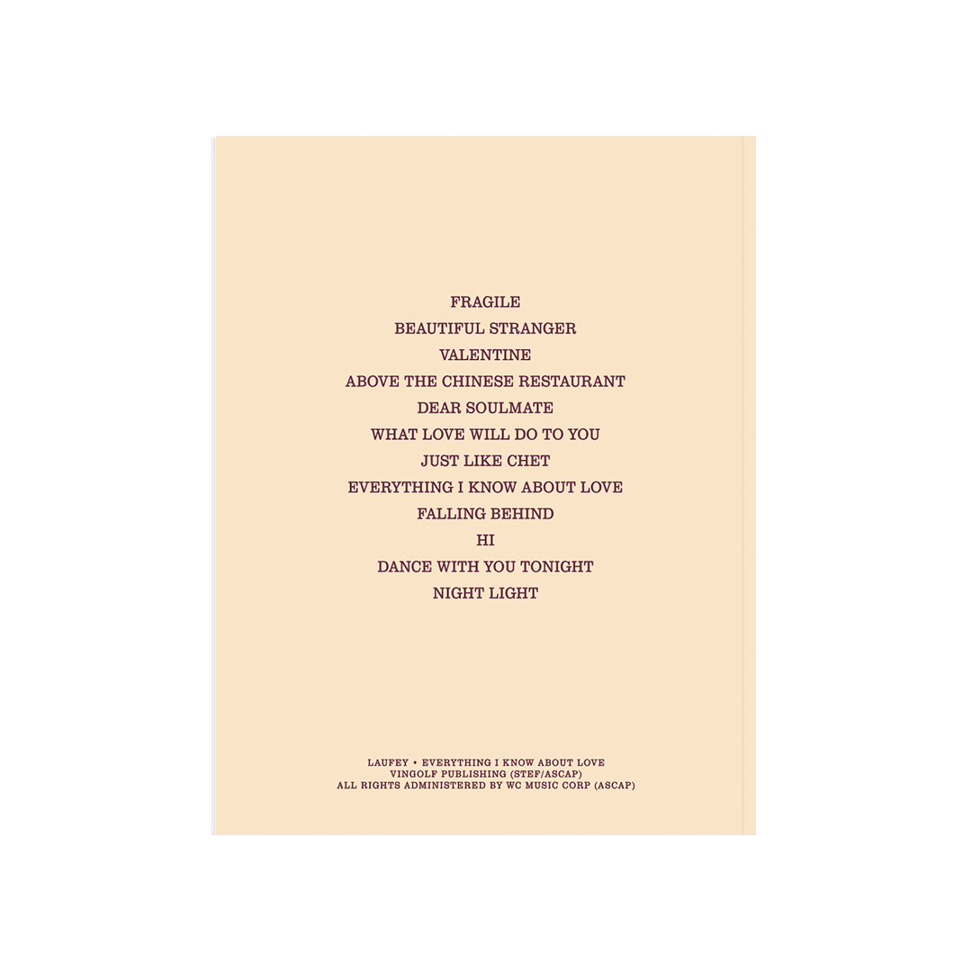 Everything I Know About Love Songbook