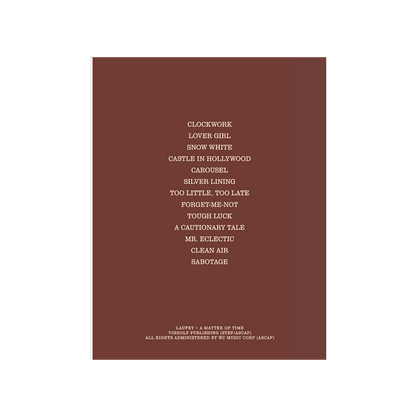 A Matter of Time Songbook