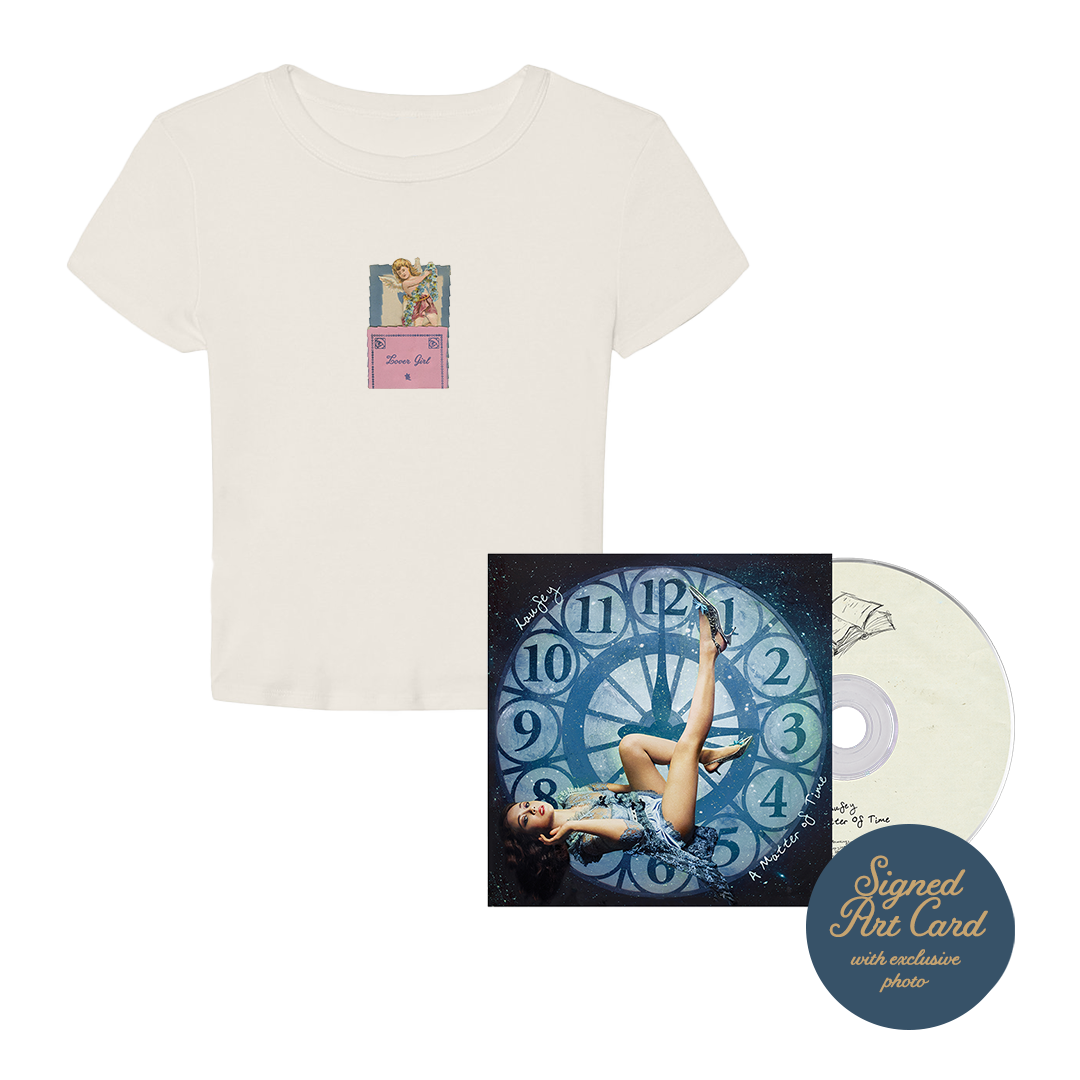 A Matter of Time T-Shirt + CD with Signed Art Card Fan Pack