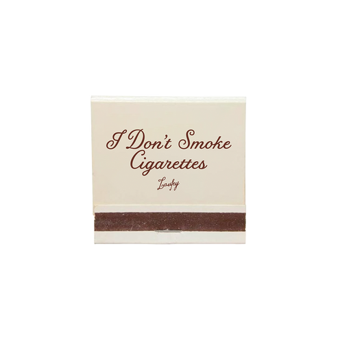 does laufey smoke cigarettes Don't Smoke Matchbook Accessory Laufey – Laufey Merch