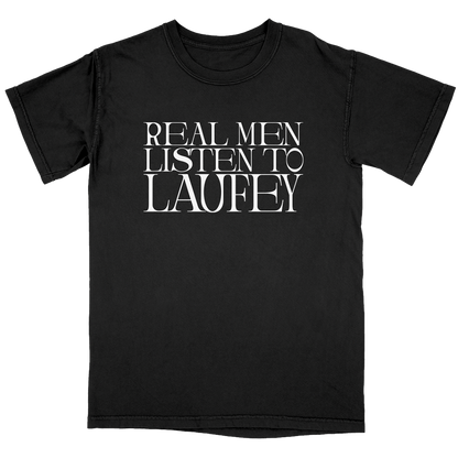 Real Men Listen To Laufey Tee - Black
