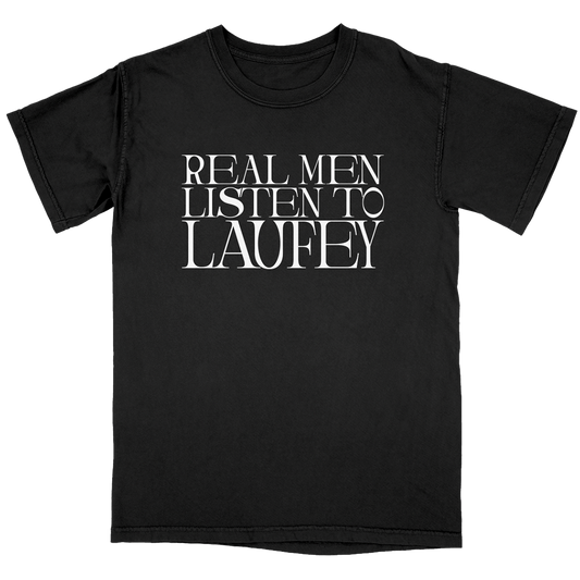 Real Men Listen To Laufey Tee - Black
