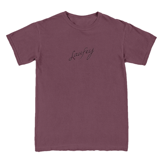 Embroidered Signature Tee - Berry