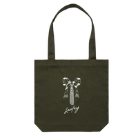 Evergreen Ribbon Tote