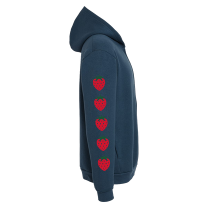 Strawberry Zip Hoodie