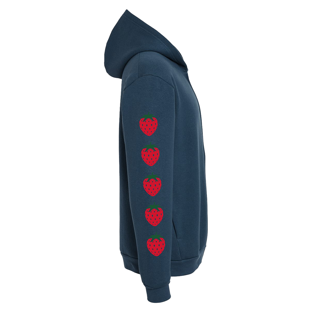 Strawberry Zip Hoodie