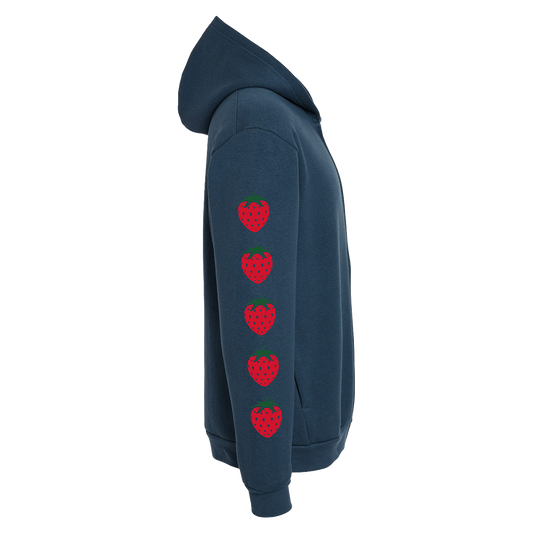 Strawberry Zip Hoodie