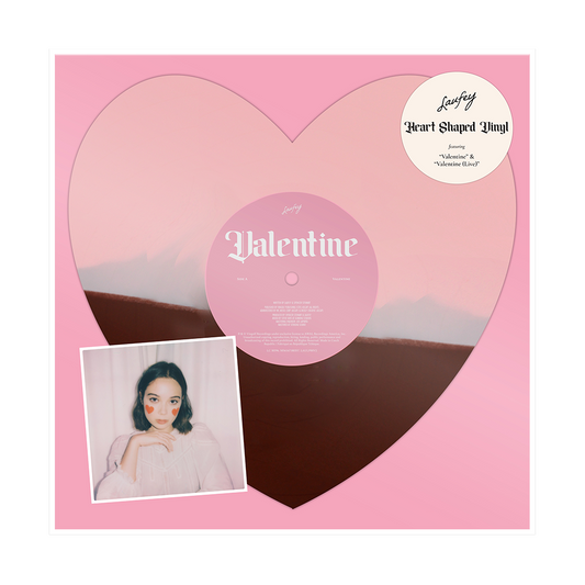 Valentine - Chocolate Strawberry Heart-Shaped Vinyl