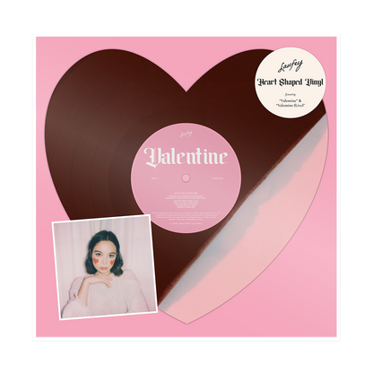Valentine - Chocolate Strawberry Heart-Shaped Vinyl