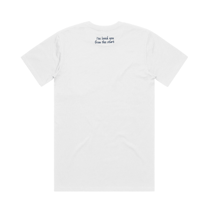 Embroidered Signature Tee - Navy Thread Laufey T-Shirt – Laufey Merch