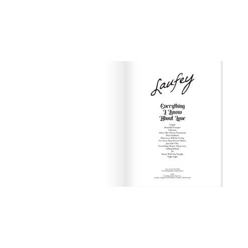 Everything I Know About Love Sheet Music Laufey Book