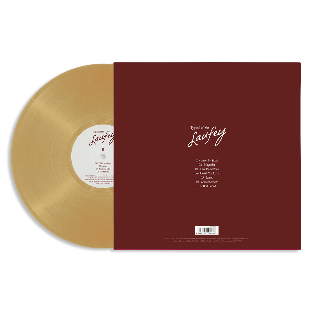 Typical of Me - Metallic Gold Vinyl - Laufey Merch